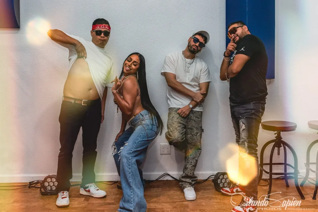 The TakeOver Show crew with a guest