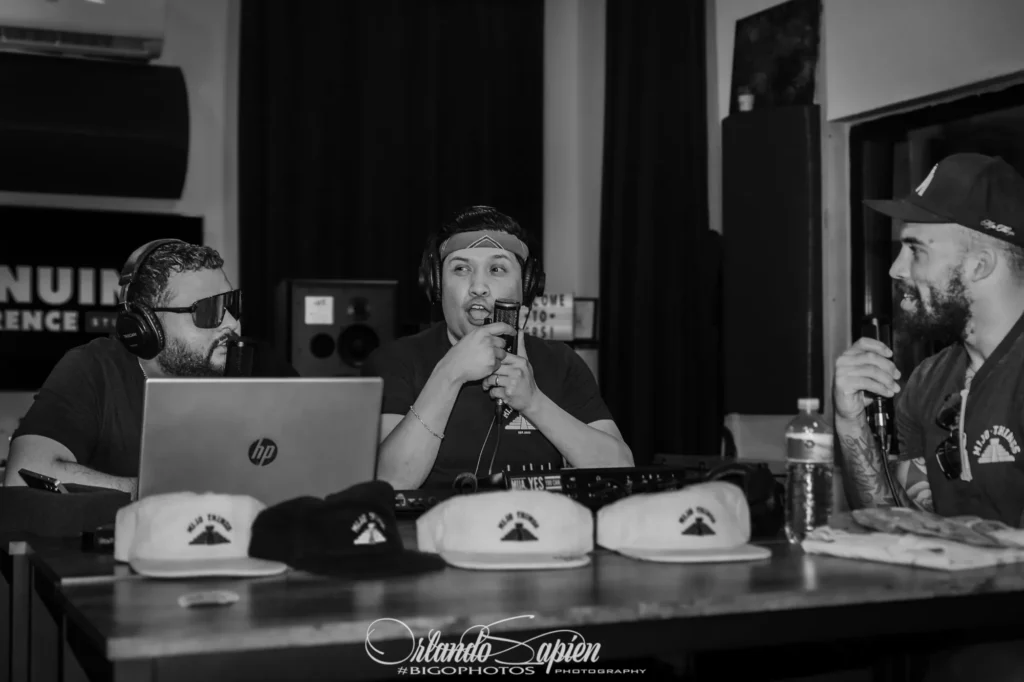 Inside The TakeOver Show studio in El Paso
