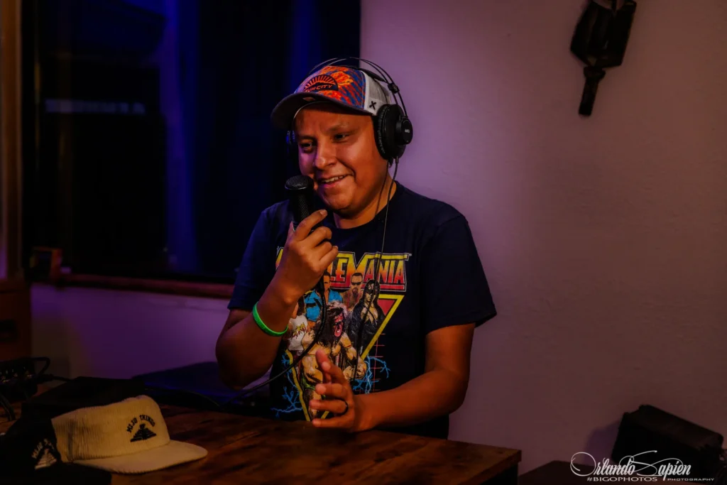 Inside The TakeOver Show studio in El Paso